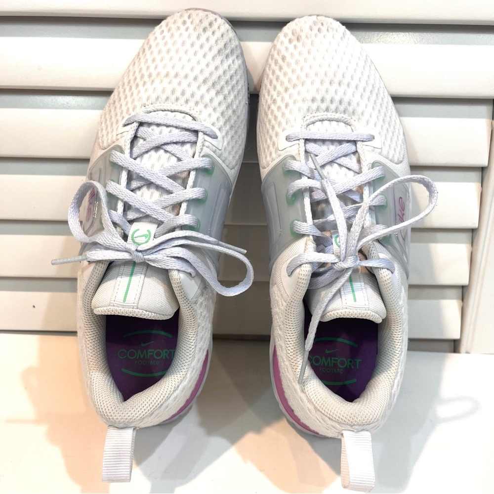 Nike Renew In-Season TR 10 White/Green Glow-Violet Shock CK2576-104 Wome… - Picture 6 of 8